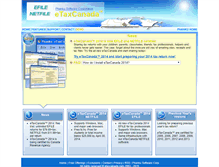 Tablet Screenshot of etaxcanada.com